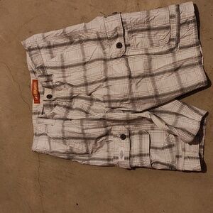 Men's plaid shorts